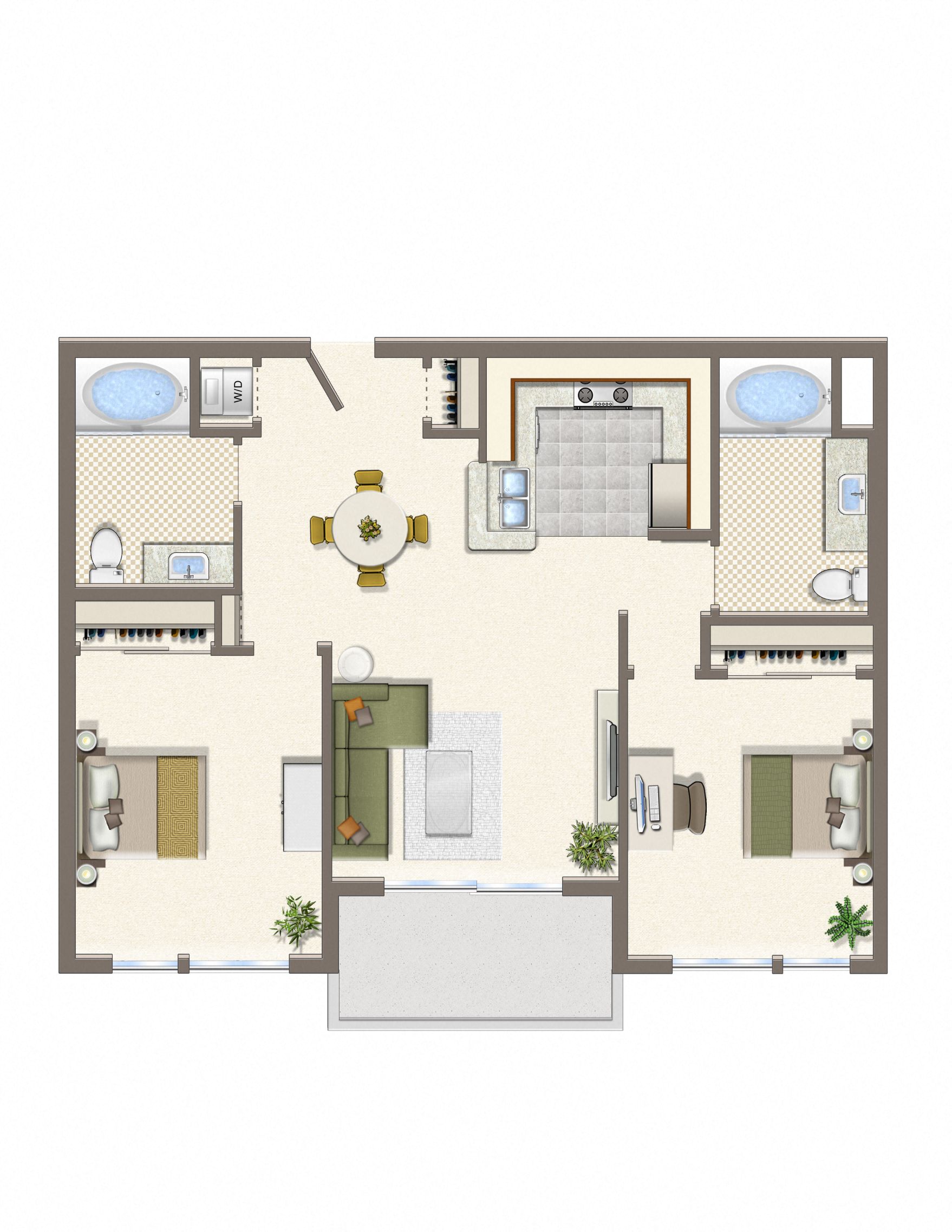 Suite A Floorplan